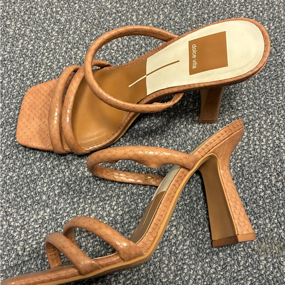 Dolce Vita Brown Strappy Heels